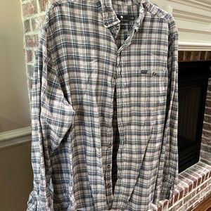 Clean OUT.Mens plaid button down shirt